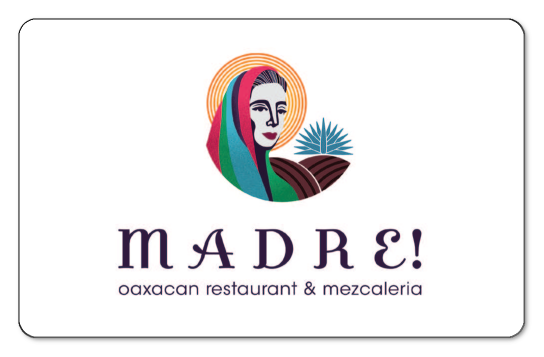 madre woman logo on a white background